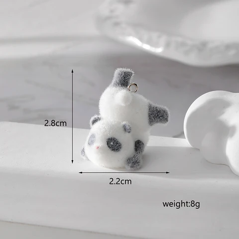GEOMEE подвески 2 шт., кролик, панда, собака, 3D животные