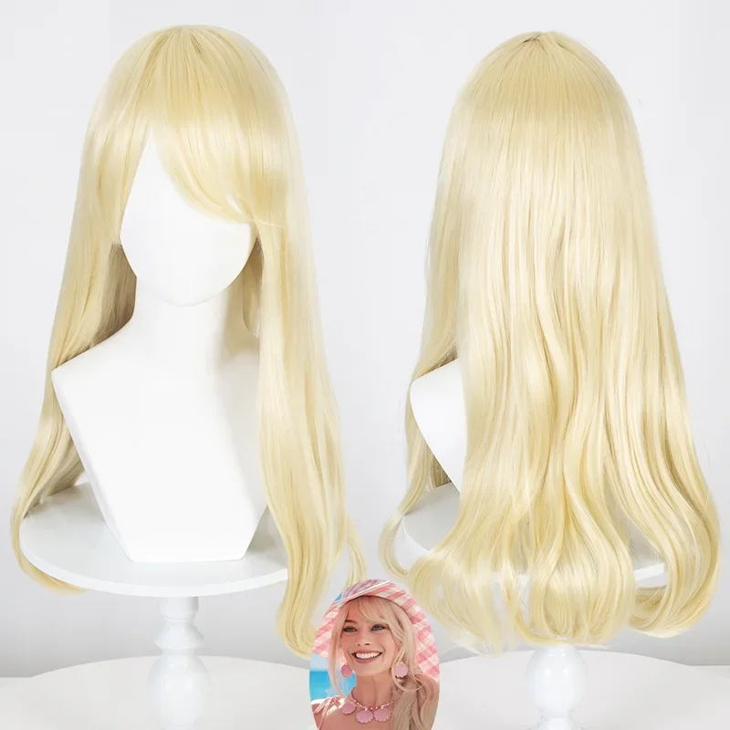 Светло-золотой парик для косплея с микро вьющимися волосами и длинными |