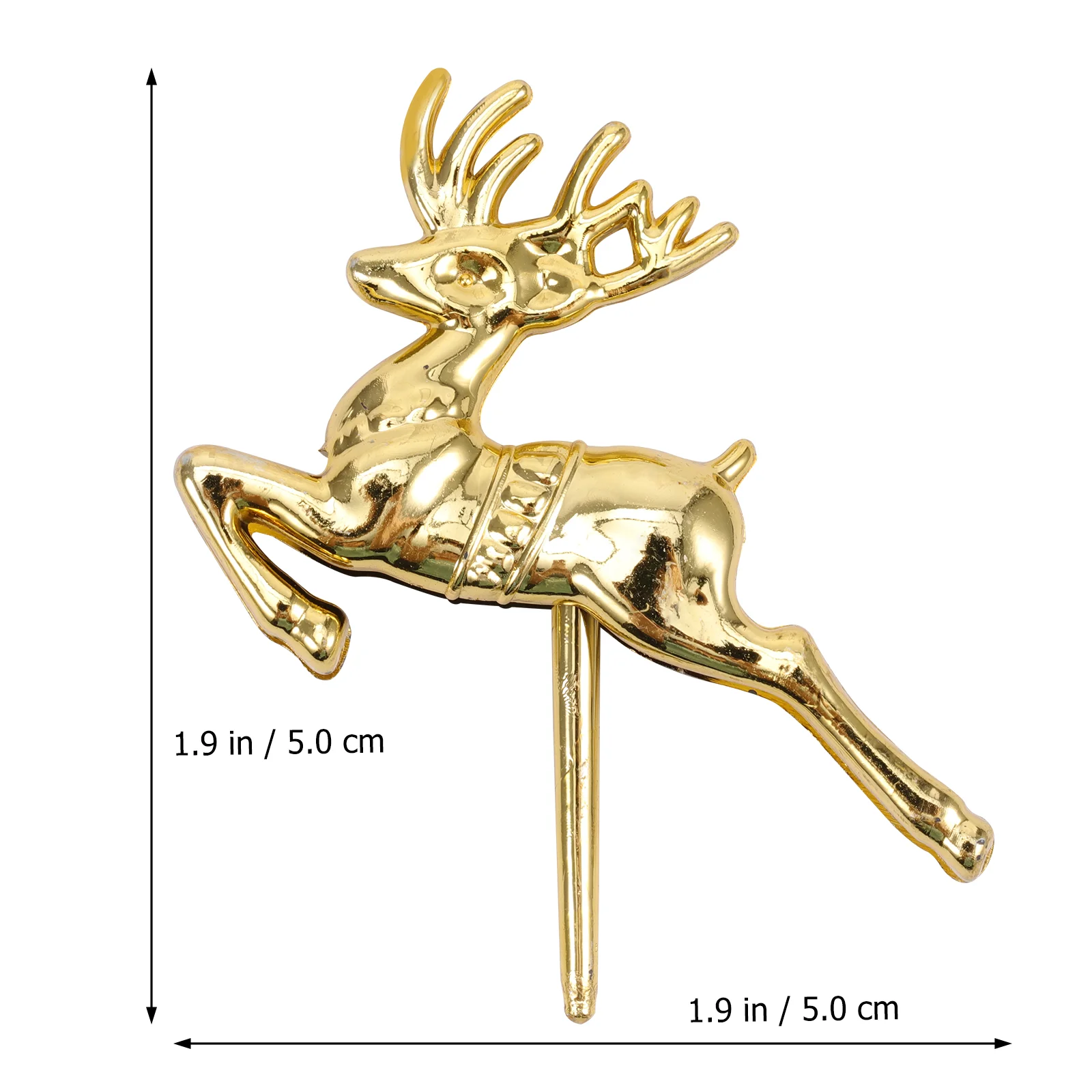 

Christmas Picks Topper Cupcake Cake Dessert Toppers Antler Deer Holiday Cocktail Appetizerfruit Supplies Party Decorations