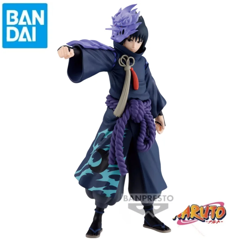 Фото В наличии Bandai Original Naruto Banpresto Uchiha Sasuke аниме товары модель фигурка украшения 100% натуральная оригинальная коробка №2