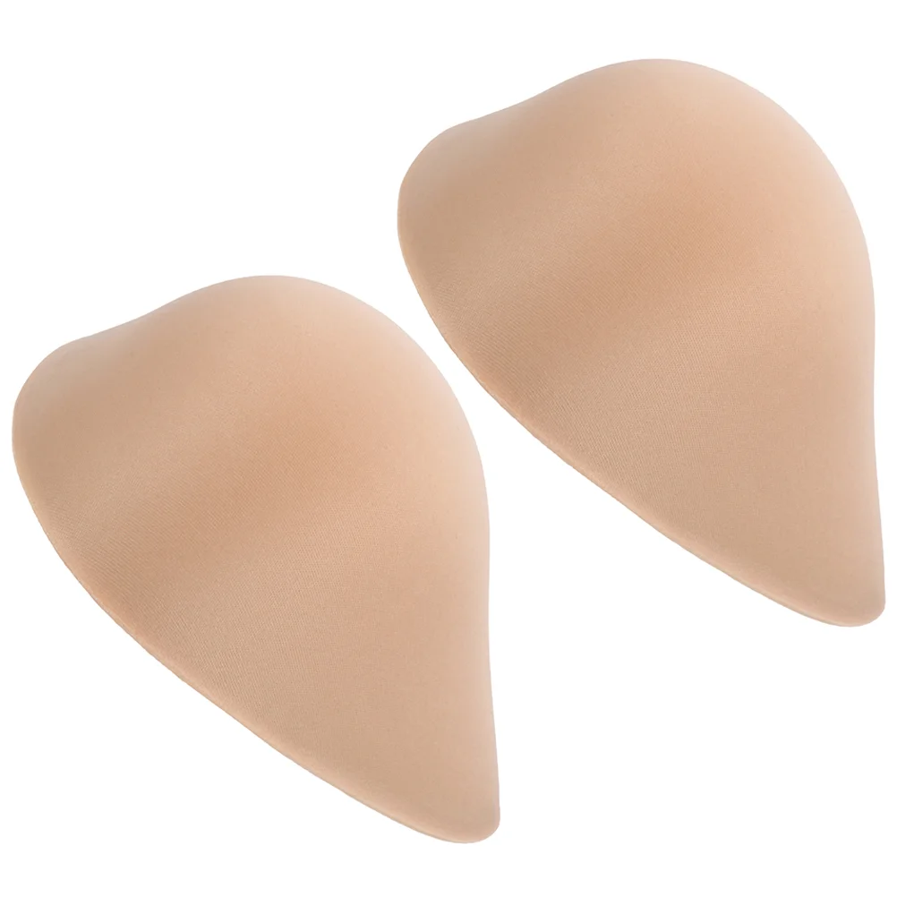 

2 Pcs Triangular Sponge Prosthetic Breast Mastectomy Pads Silicone Form Replacement Breathable Inserts Miss Women’s