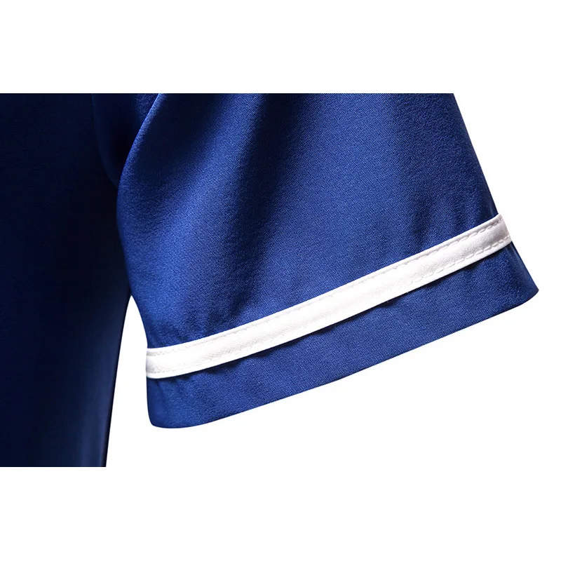 Collarless Shirt For Men Short Sleeve 2022 New Arrival Summer Male Top Thin Loose European Size Hot Sale Fashion S137