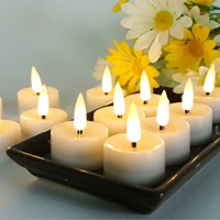 6122448pcs led candle lights battery powered flameless flickering tea lights tealight for wedding home birthday party decor