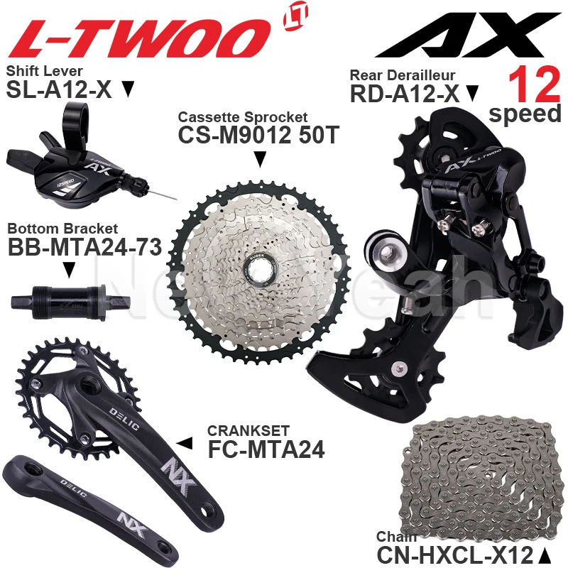 LTWOO AX12 12 скоростной MTB механизм переключения передач задний переключатель