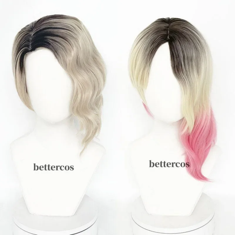 Парик для косплея Gwen Stacy термостойкие синтетические волосы с эффектом омбре