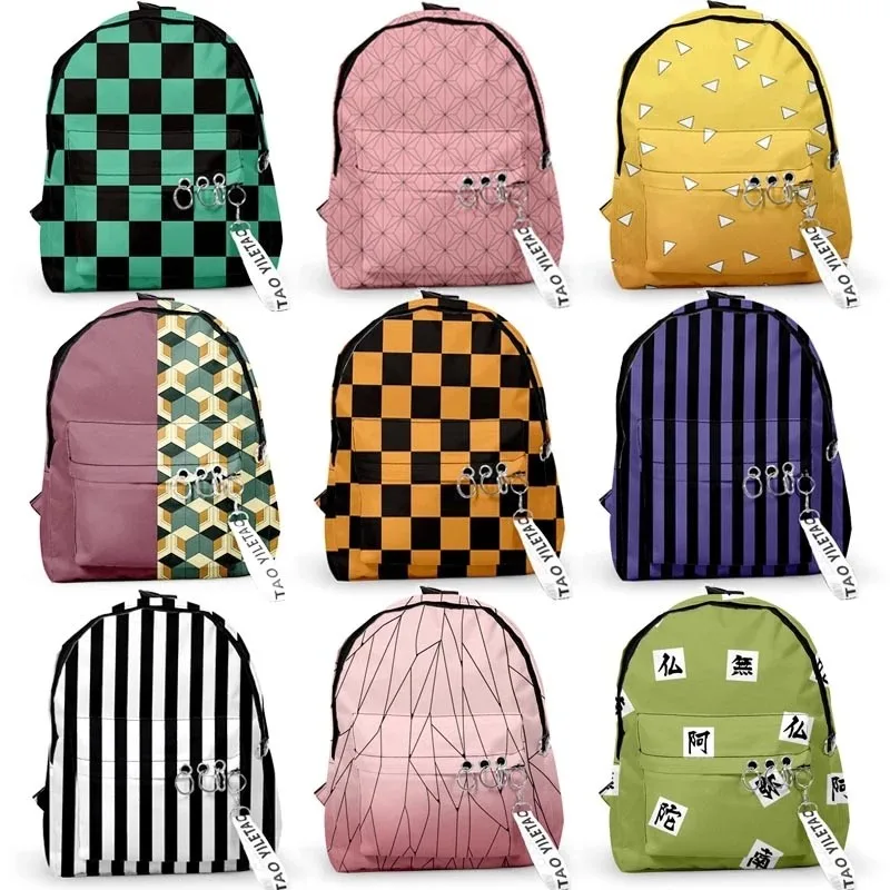 

Cosplay School Bag Women Bag Yaiba No Notebook Tomioka Men Tanjirou Giyuu Kimetsu Travel Anime Bag Backpack Kamado Canvas