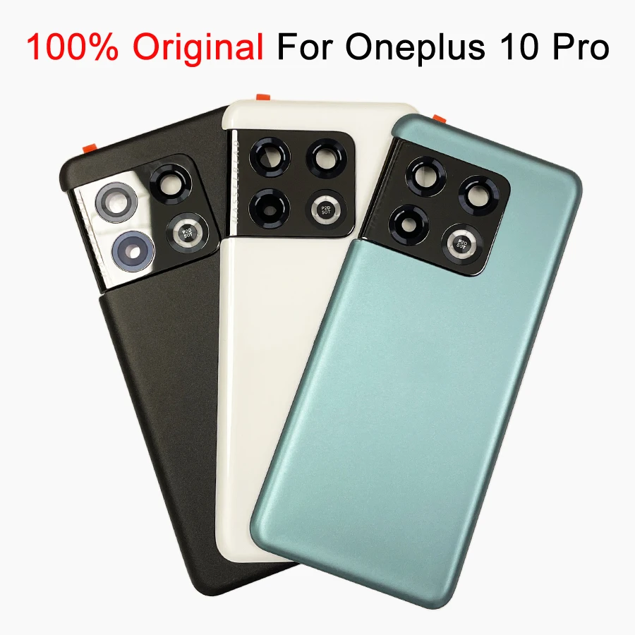 

Original Glass For OnePlus 10 Pro NE2210 Back Battery Cover+Camera Frame Rear Cover Housing Case For OnePlus 10Pro 1+10Pro Door
