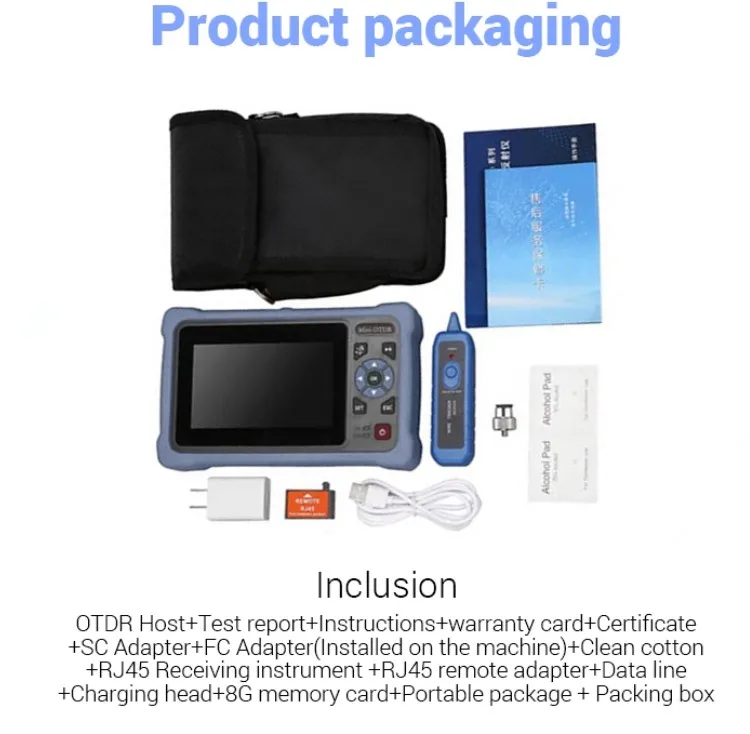 Фото 12 в 1 Мини-OTDR Exfo Smart NK4000 SM 1310нм 1550нм 26/24дБ, дальность 100км, OTDR, VFL, OLS, OPM, карта событий, оптический мини-OTDR №5