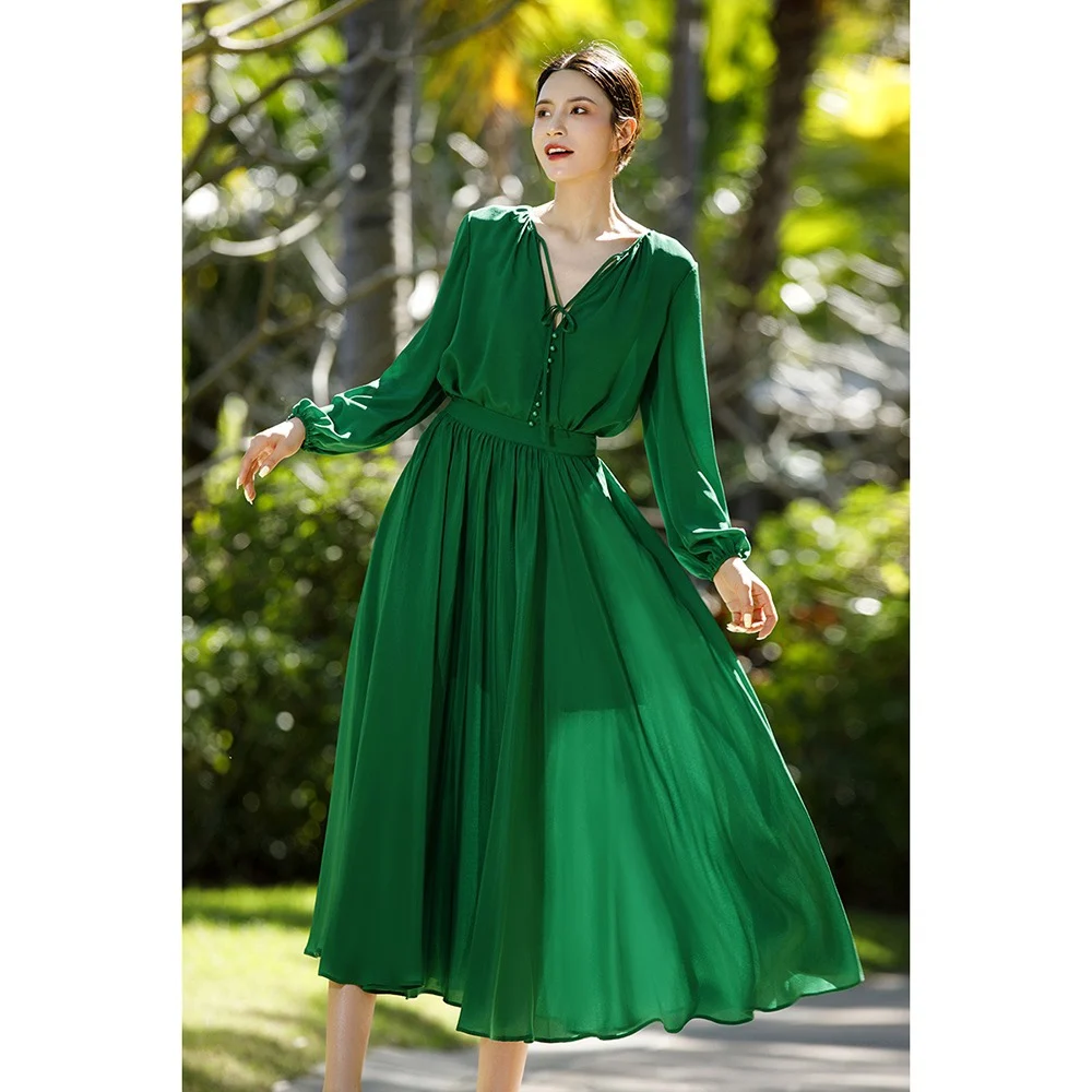 

2023 Early Spring Fashion New Women's Wear Elegant Top➕Mid-length dress set 0317