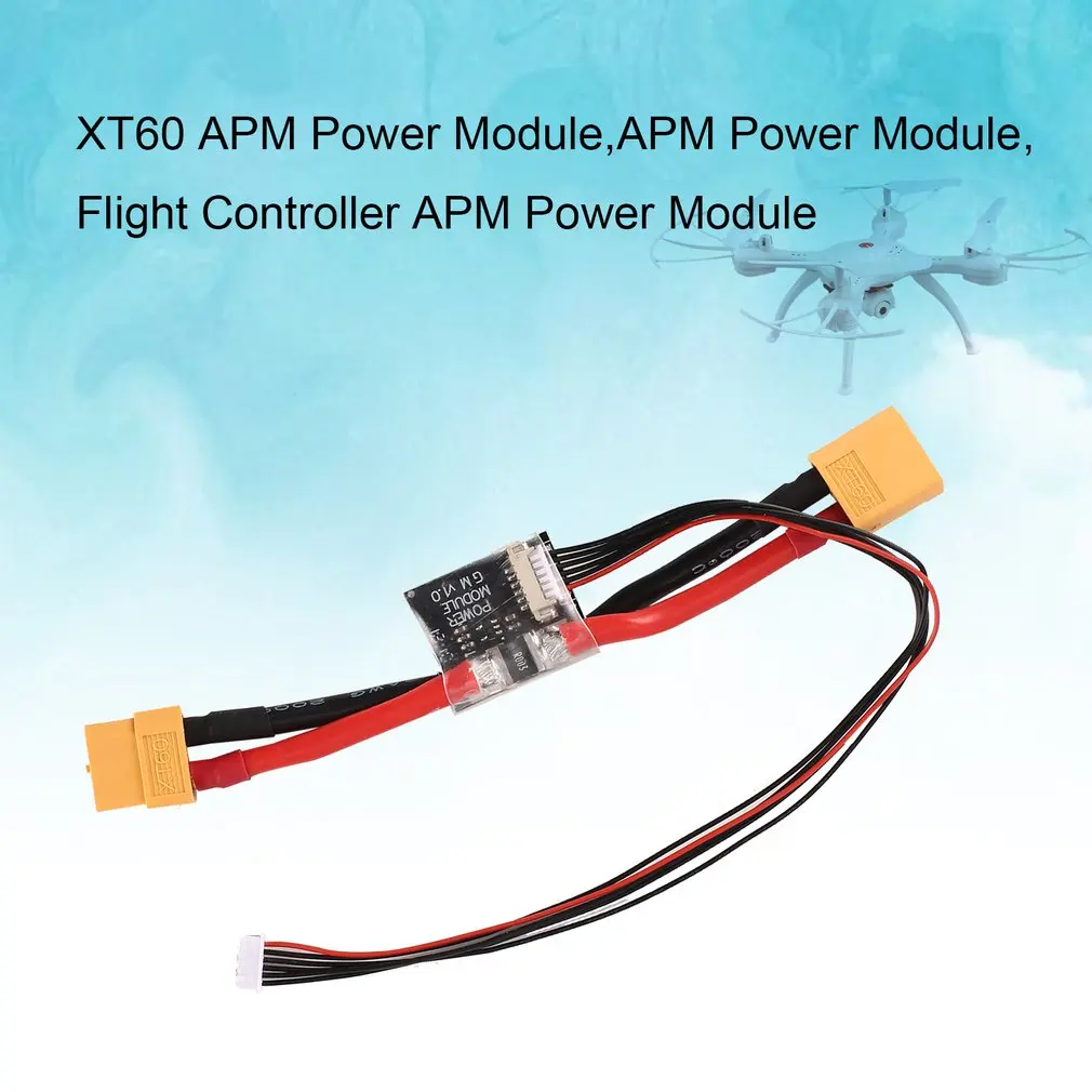 

2023 For Flight Controller APM 2.5 / 2.5.2 / 2.6 Connectors XT60 APM Power Module Board with DC 5.3V BEC Pixhawk Accessories