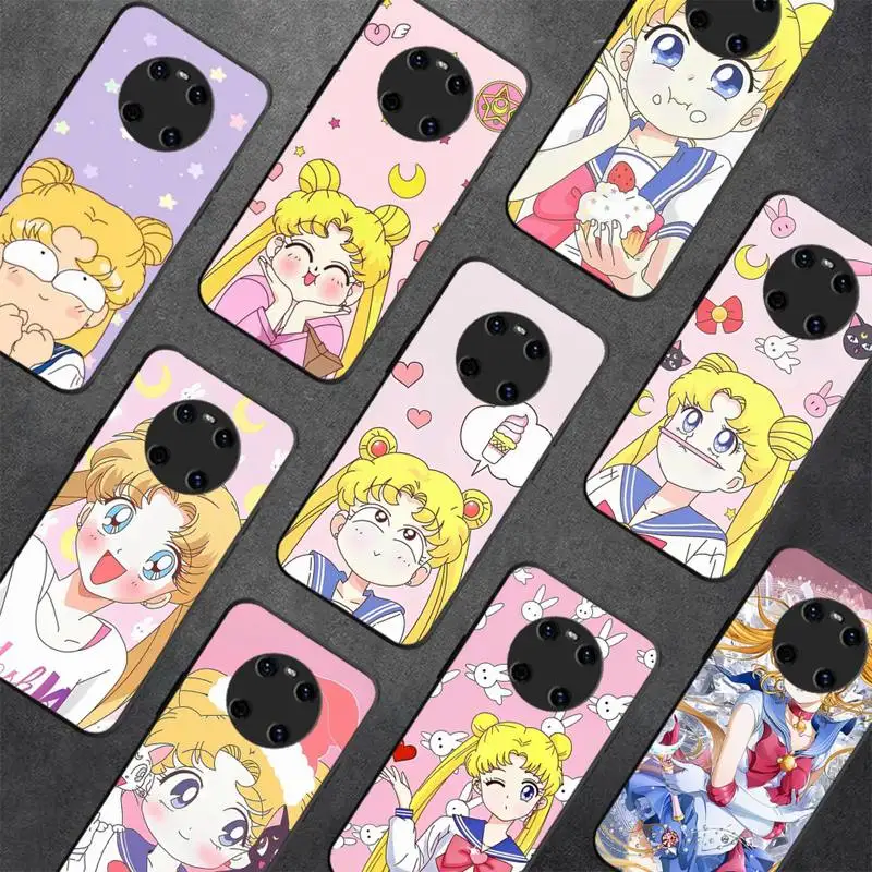 

S-Sailor-M-Moon Phone Case For Y9 6 7 5 Prime Enjoy 7s 7 8 plus 7a 9e 9plus 8E Lite Psmart Shell