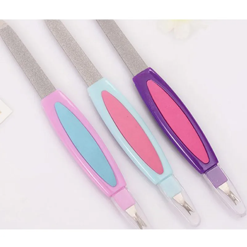 Metal Nail File Files For Natural Nails Made Of Stainless Steel Sword Fingernail With Sharp Pointed Tip.