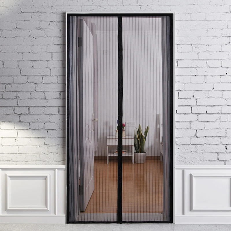 

6 Sizes Basic Magnetic Mosquito Net Summer Anti Bug Fly Door Curtains Mesh Automatic Closing Door Screen Kitchen Sticker Curtain