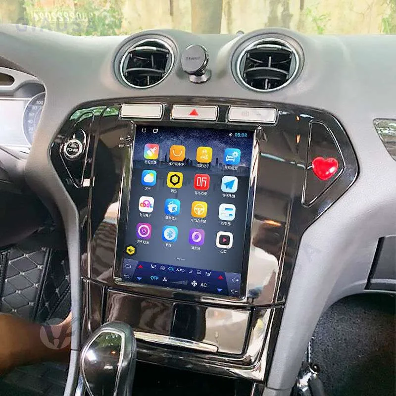 Мультимедийный плеер с экраном Tesla 128 ГБ для Ford Mondeo MK4 2011 2012 2013 Android