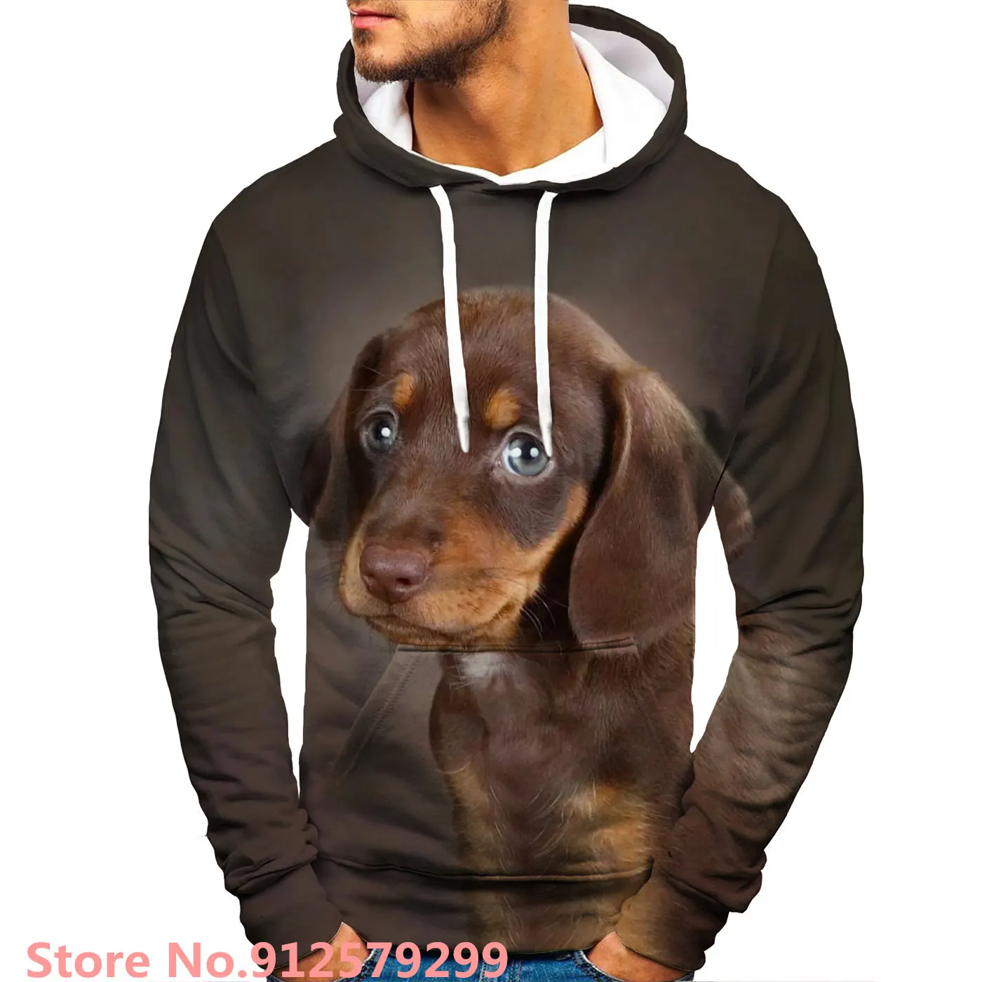 2022 New Men's Dog Hoodies Sweatshirts Animal Hoodie Men Sweatshirt Man Hoody Sweatshirts For Male Sweatshirts