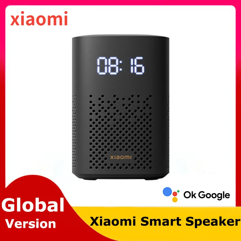 

Умный динамик Xiaomi, светодиодные цифровые часы с ИК-управлением, Wi-Fi, голосовым управлением, для умного дома, воспроизведение музыки, умный пу...