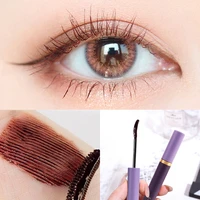 4d silk fiber color lash mascara waterproof liquid lipstick lengthening long curling blue brown black eyelash extensions makeup