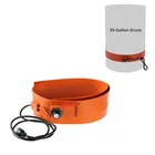 Силиконовый ленточный обогреватель для цилиндров 1200 Вт, биодизельное масло, Медовое масло, металлический резервуар для газового баллона для цилиндров 208л, сертификация CE