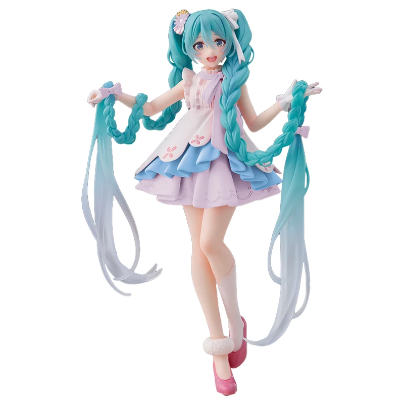 

Фигурка из аниме, оригинальная серия Taito Wonderland, длинные волосы, красивая девушка, Hatsune, Мику, кавайная фигурка, модели, подарки, игрушки
