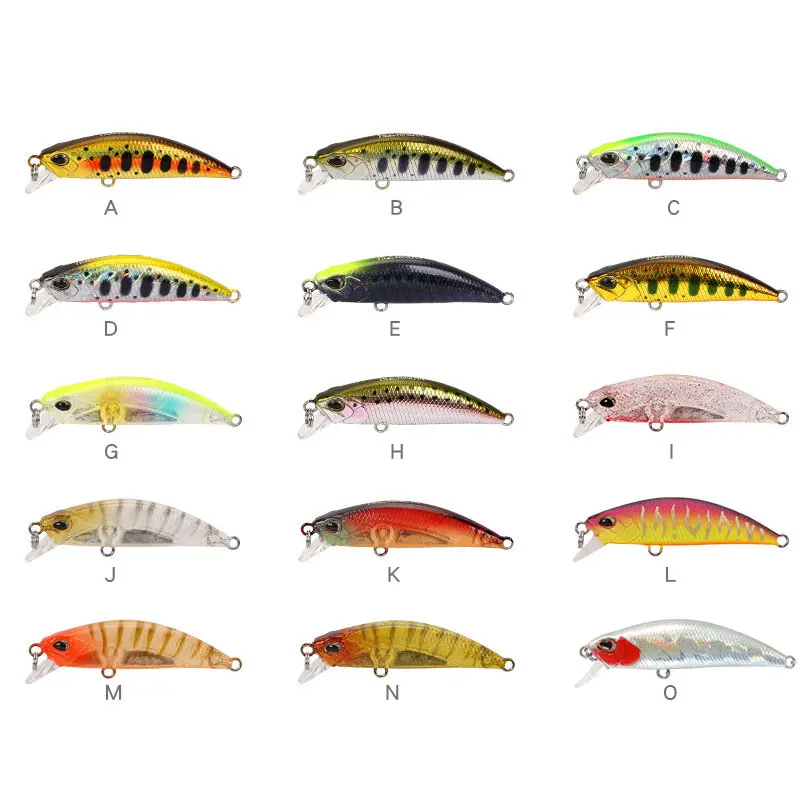 

Рыболовная Приманка Minnow, 5,5 см, искусственная плавающая жесткая качественная профессиональная приманка, рыболовная снасть, бионические Крю...