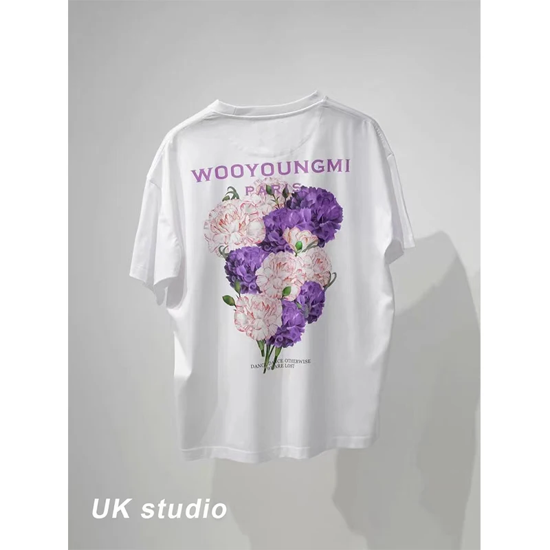 

2023 New Wooyoungmi T-Shirt WYM Men Women Clearance Discount Fashion Brand Oversized Multicolour 100% Cotton High Quality Tee