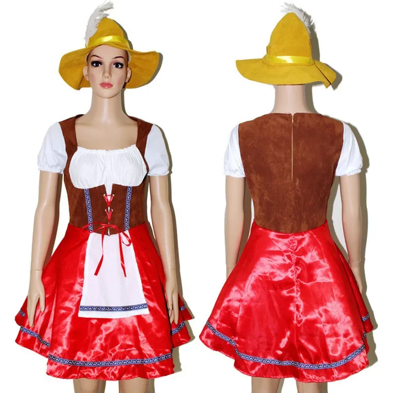Взрослый Германия Октоберфест пивной костюм для девочек Бавария Девочка