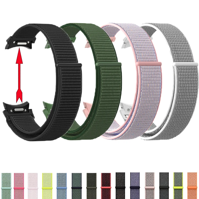

Strap For Samsung Galaxy Watch 6 44mm 40mm band Watch 6 Classic 43mm 47mm 46mm Nylon Loop Bracelet Galaxy Watch 5pro Accessories