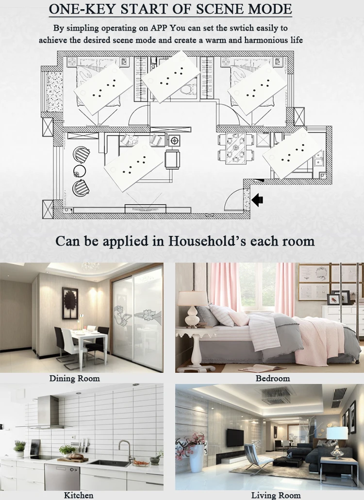 Настенная розетка с панелью из Израиля WIFI белый кристалл стекло сенсорный экран