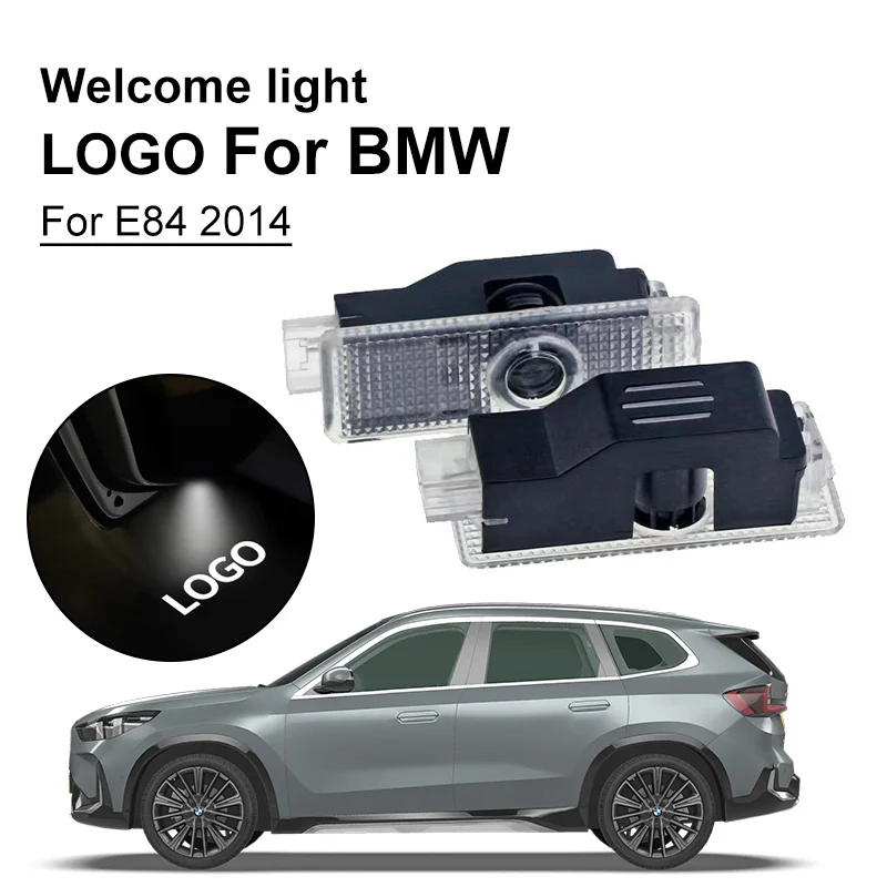 Светодиодный светильник с логотипом по индивидуальному заказу для BMW X1 2 шт. лампа