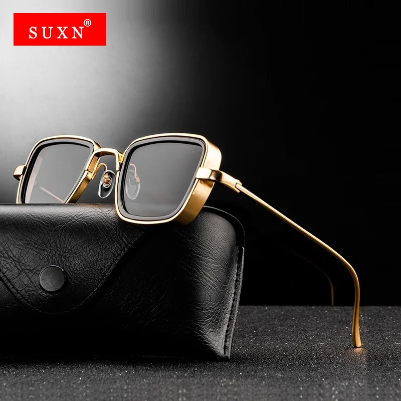 

Солнцезащитные очки для мужчин и женщин UV-400, винтажные, в металлической оправе, в стиле стимпанк, с защитой от ультрафиолета