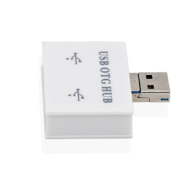 

USB Hub Adapter Converter Male To Twin Charger Dual 2 Port For PC Computer Accessories USB 2.0 Splitter Hub 2 Ports