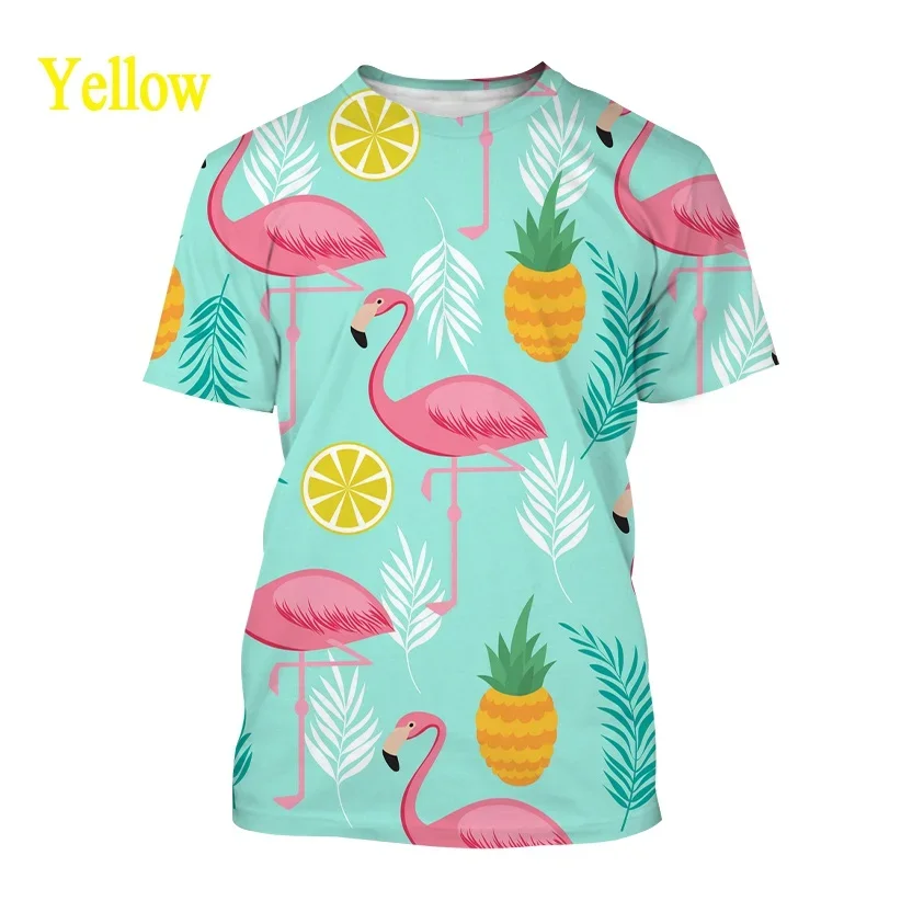 Рисунок 6 - Летняя футболка унисекс с 3D-принтом фламинго