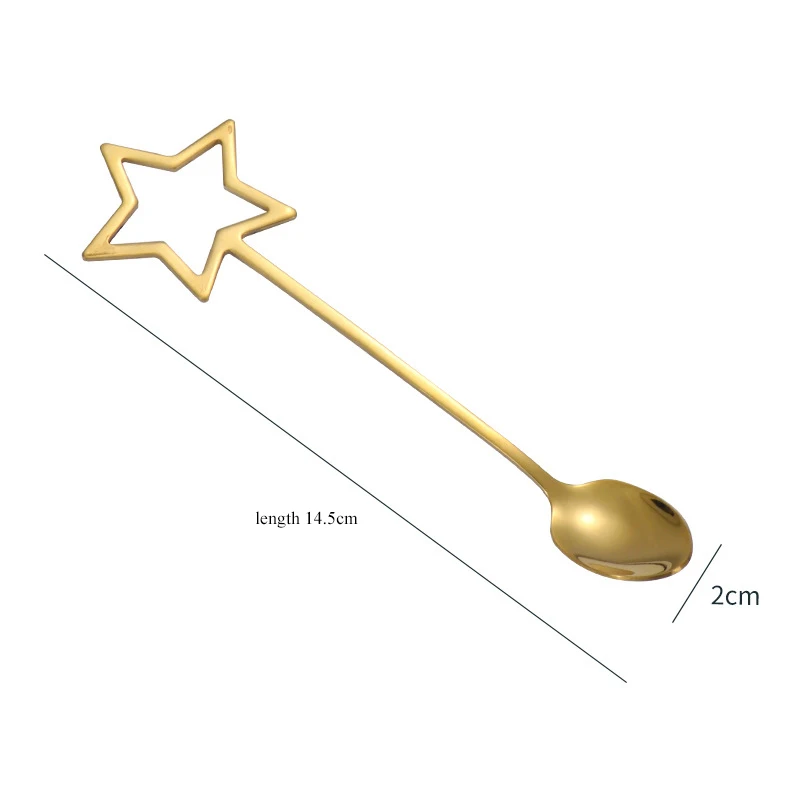 

Кофейные ложки ZJMZYM из нержавеющей стали золото/серебро