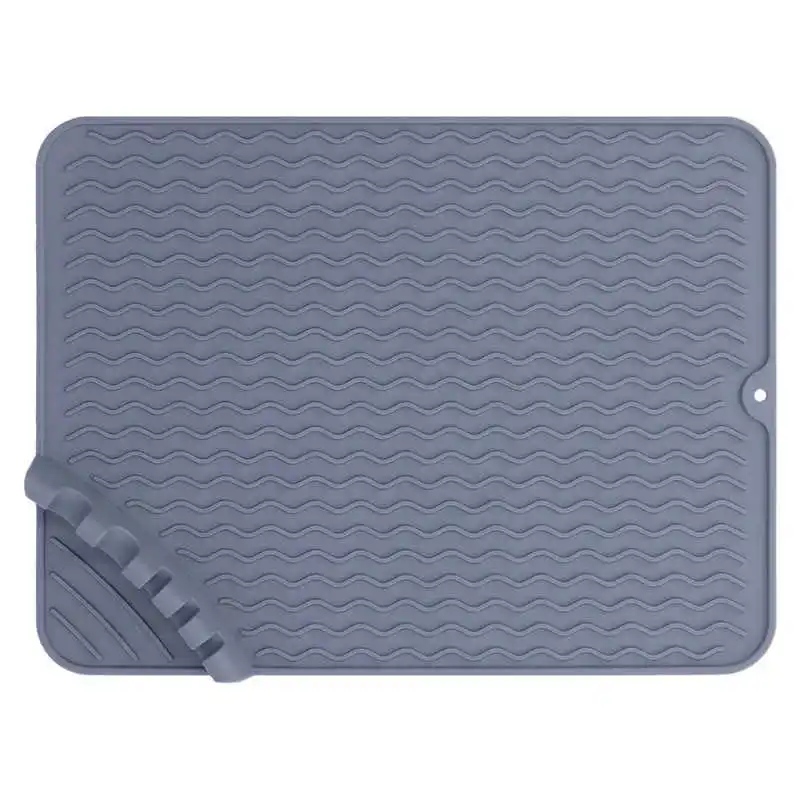 

Силиконовый коврик для сушки посуды с отверстиями