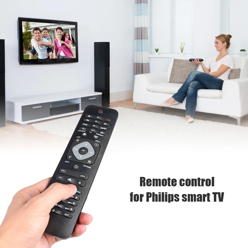 

Suitable for Philips LCD/LED 3D smart TV IR Universal Remote Control