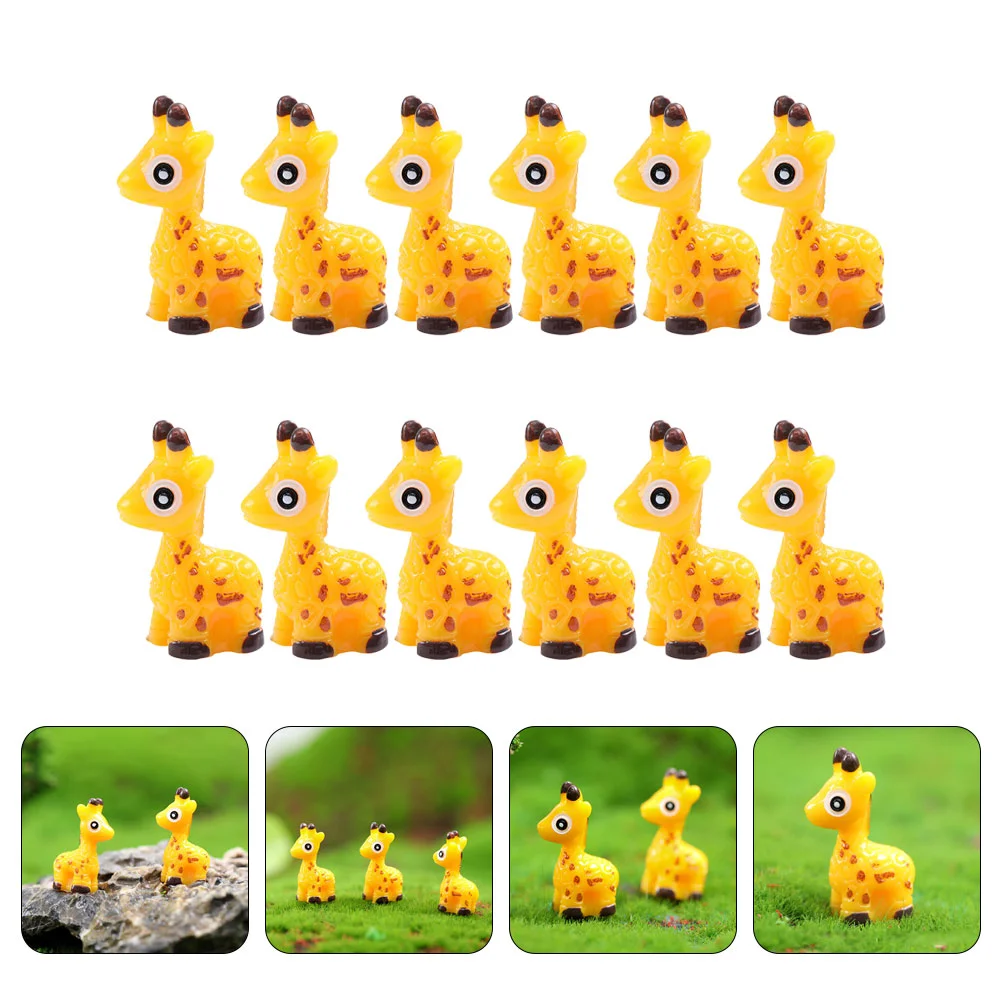 

Deer Animal Mini Figurines Miniature Garden Resin Decor Figures Ornament Desktop Animals Figurine Gardens Fairy Statue