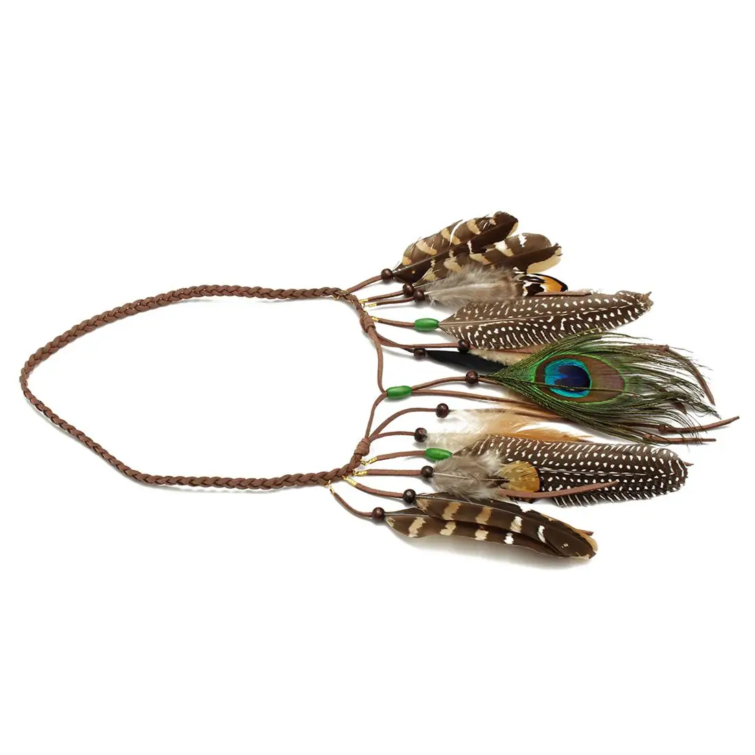 Индийский хиппи перо повязка на голову кисточки пояс головной убор маскарадный