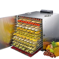 household stainless steel professional food dehydrator with 16 racks