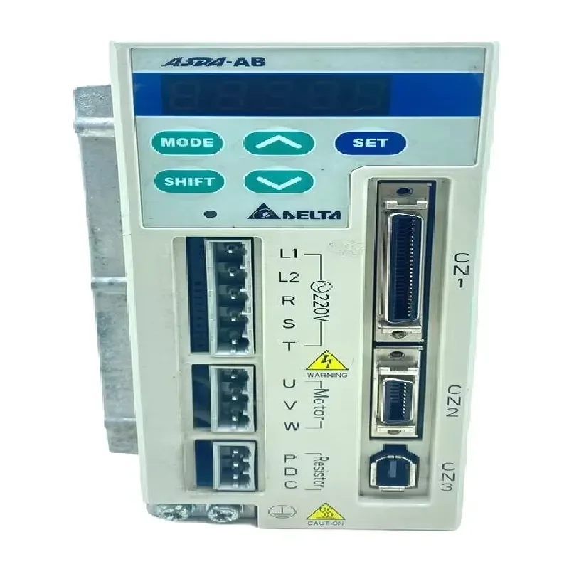 Фото Новый, в наличии: Электронный привод переменного тока ASD-A0421-AB 400W (1PH/3PH 200-230VAC) для ПЛК №1