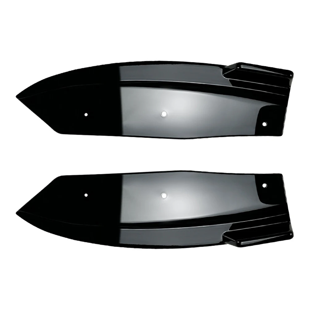 

Durable Car Accessories Splitters Spoiler Lips Wing Trim Black Carbon Look Fade & Rust Resistant Rear Side Splitters Spoiler