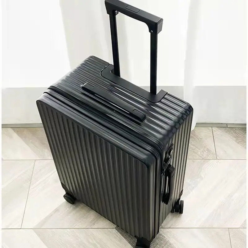 Pure Color Advanced Luggage Small Fresh 20 Inch Travel Large Capacity Trolley Case Comfortable Boarding Password Lock Luggage
