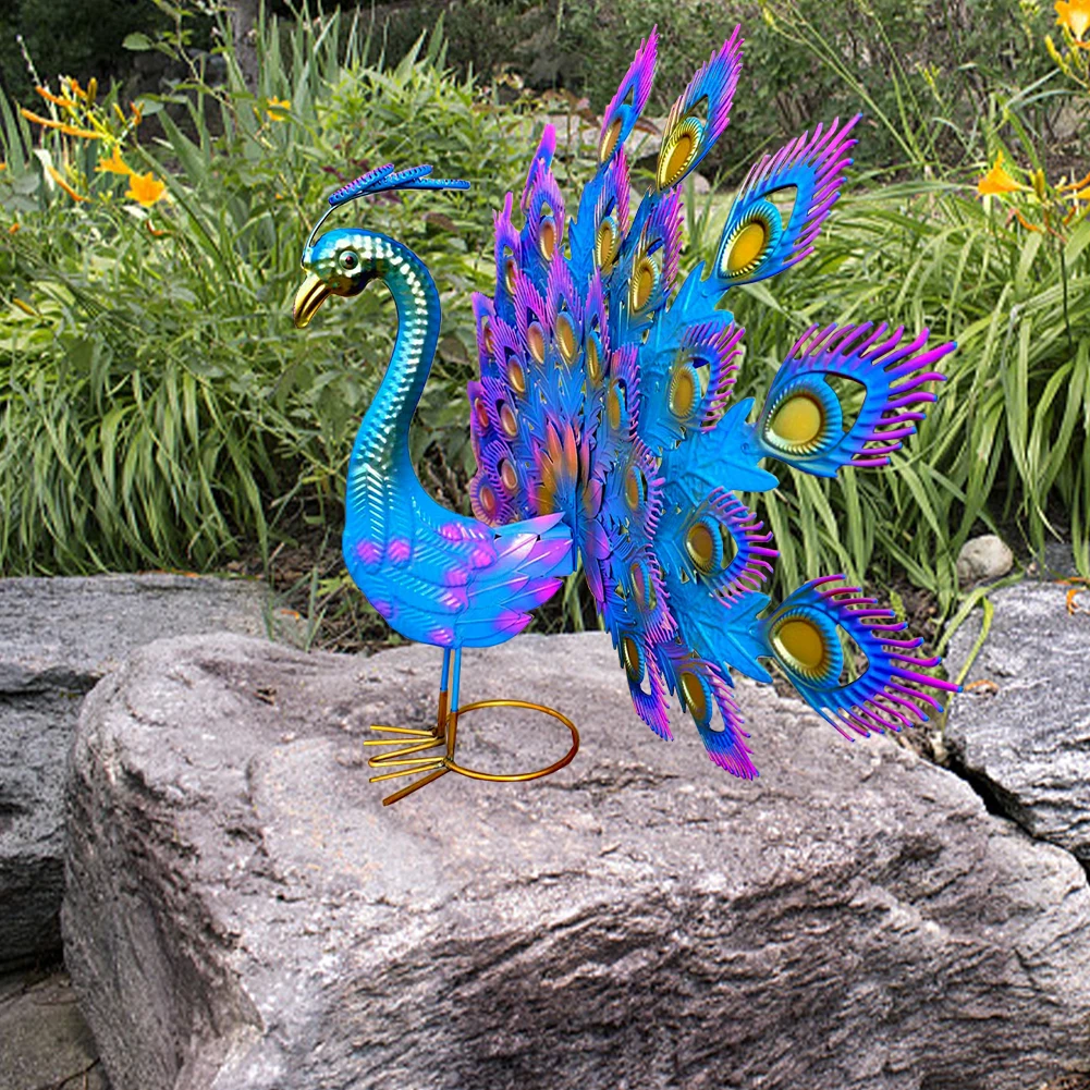 

Ремесла «сделай сам», садовая статуя, реалистичный двор, крыльцо, искусство, подарок, красивый павлин, украшение для газона, металлический уличный хвост