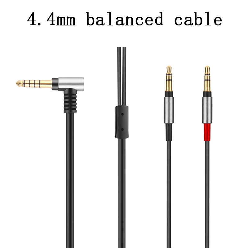 

For SONY Denon Beyerdynamic HIFIMAN MDR-Z7 Z1R D7100 D7200 T1II T5PII Earphone Replacement 4.4mm 2.5mm Balanced Upgrade Cable