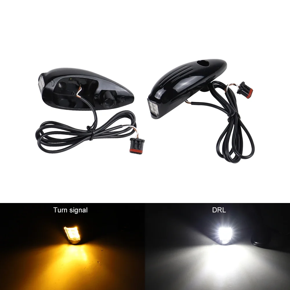 

Для мотоциклов Road Glide FLTRXS 2015-2023 светодиодные передние указатели поворота DRL ходовые огни