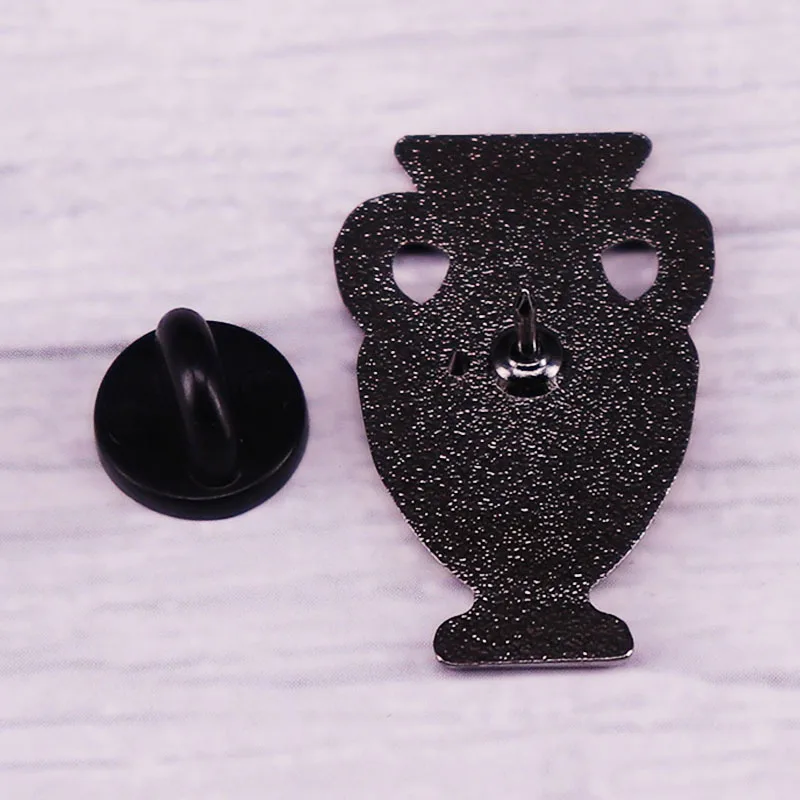 Греческая брошь-амфора аксессуары для значков в стиле керамики