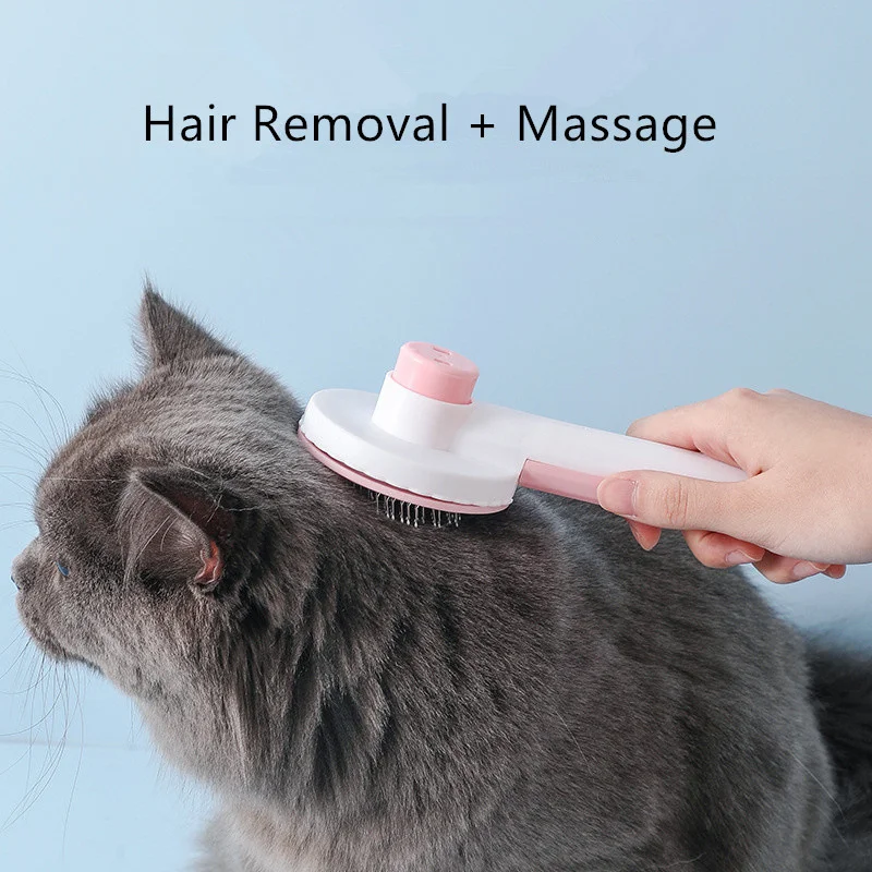 

EW Cat Comb Hair Removal Pet Magic Comb Long and Short Cat Hair Loss Cat and Dog Universal Needle Comb Pet Grooming Pet Brush