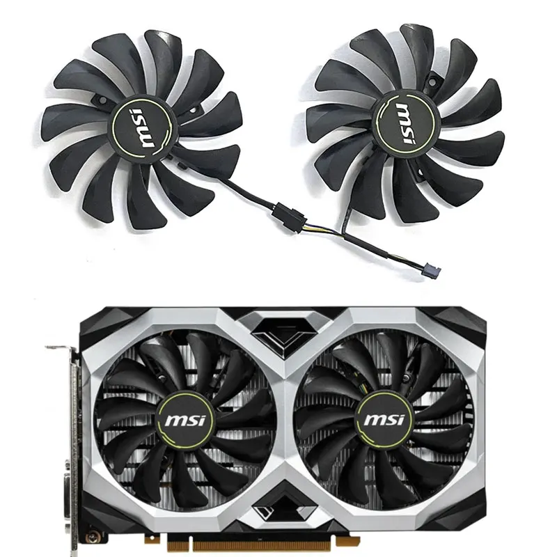 Вентилятор для охлаждения видеокарты MSI GeForce GTX1660 GTX 1660Ti RTX 2060 VENTUS XS C