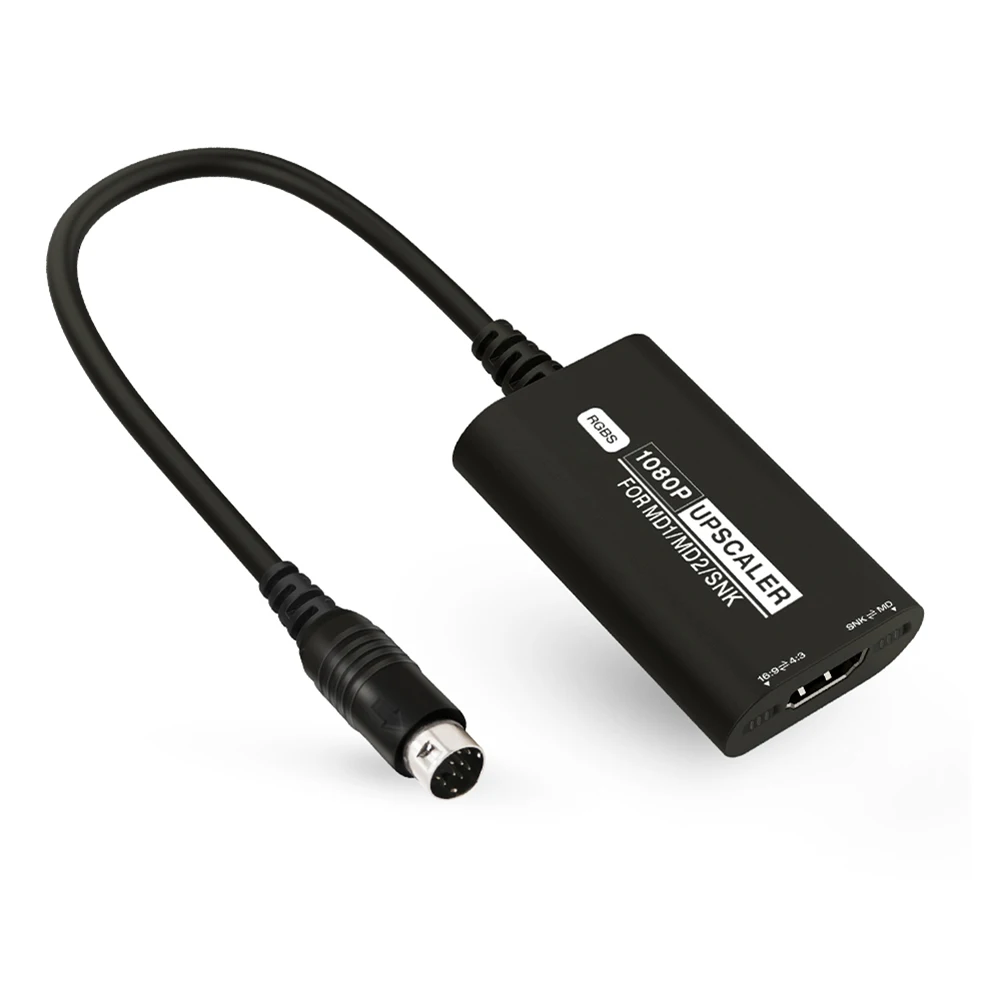 HDMI-совместимый преобразователь RGBS адаптер 16/9 4/3 игровая консоль видеоадаптер