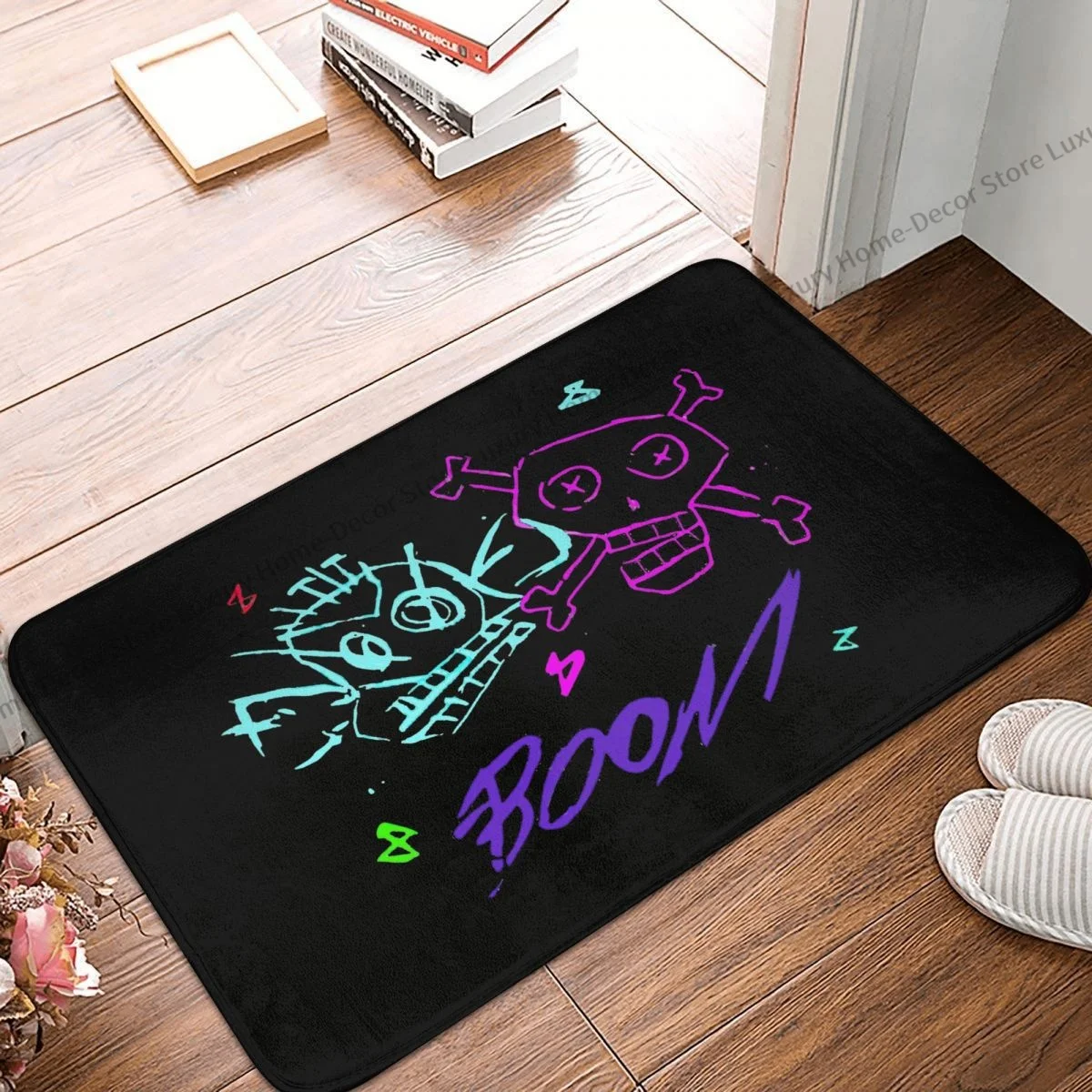 

League of Legends Arance Non-slip Doormat Jinx Monkey Bath Bedroom Mat Prayer Carpet Indoor Modern Decor