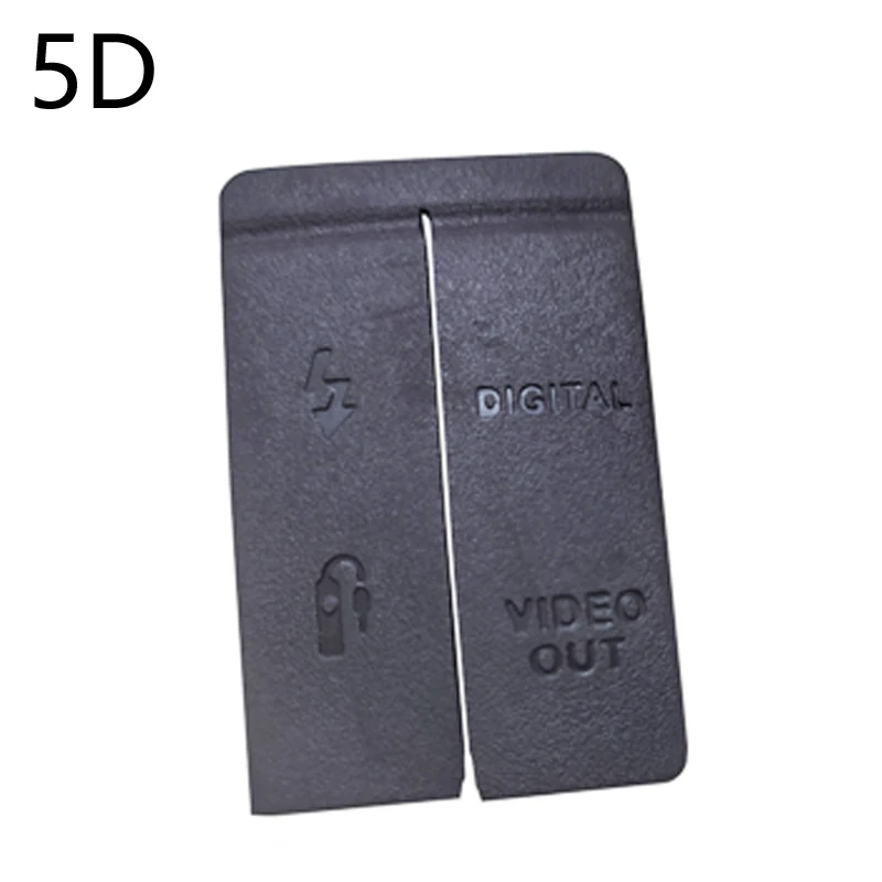 1set USB/HDMI-compatible DC IN/VIDEO OUT Rubber Door Bottom Cover For Canon EOS 5D 6D 7D Mark II / 5D2 / 5D3 600D 70D Camera images - 6